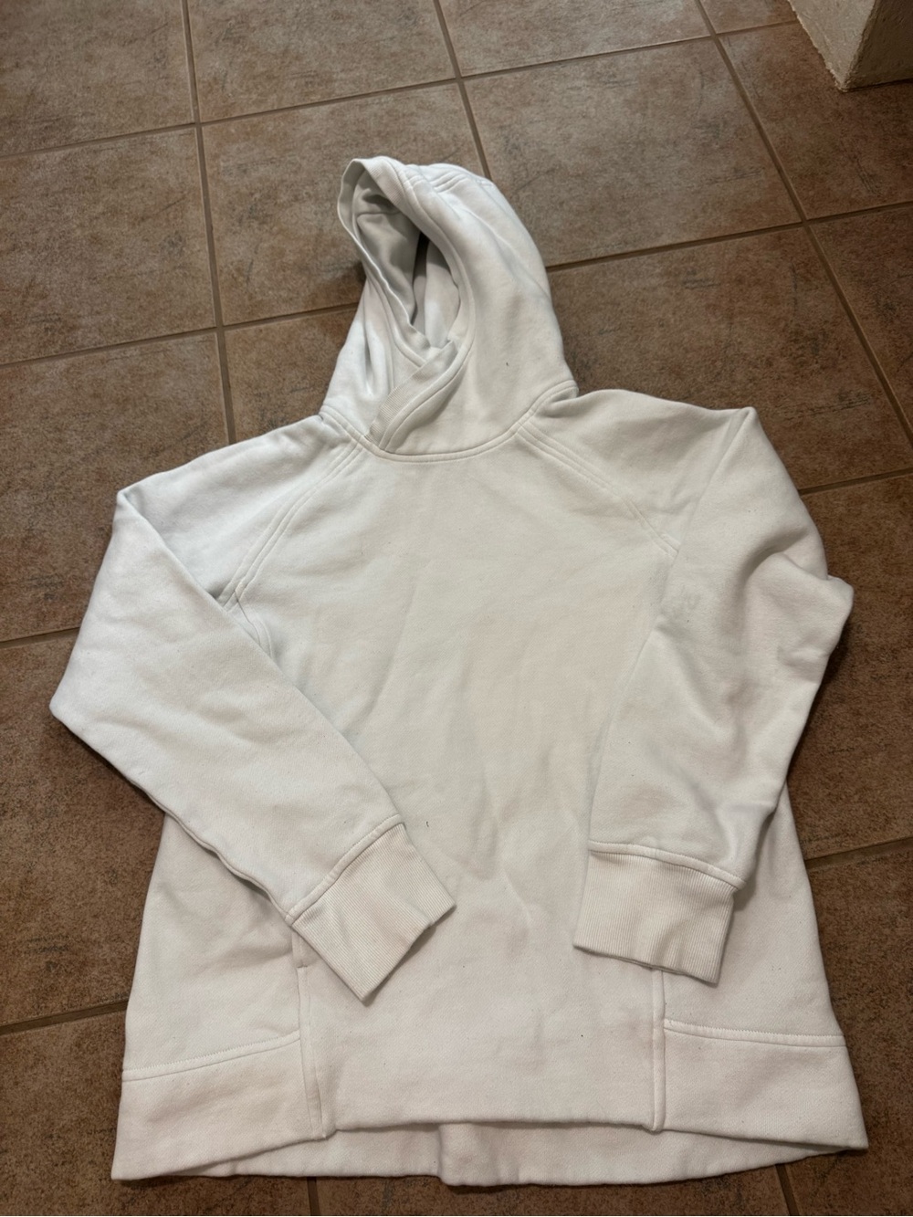 lululemon athletica White Hooded Pullover